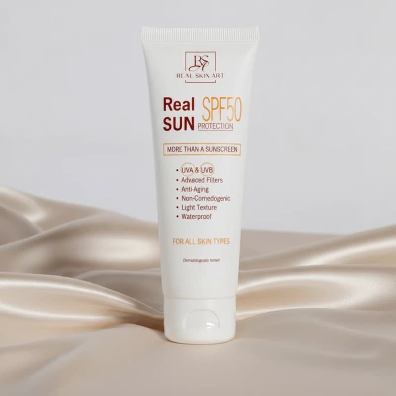 Real SUN SPF 50 Protection — face sunscreen spf 50