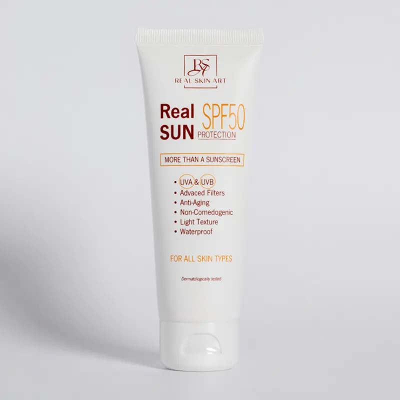 Real SUN SPF 50 Protection — face sunscreen spf 50